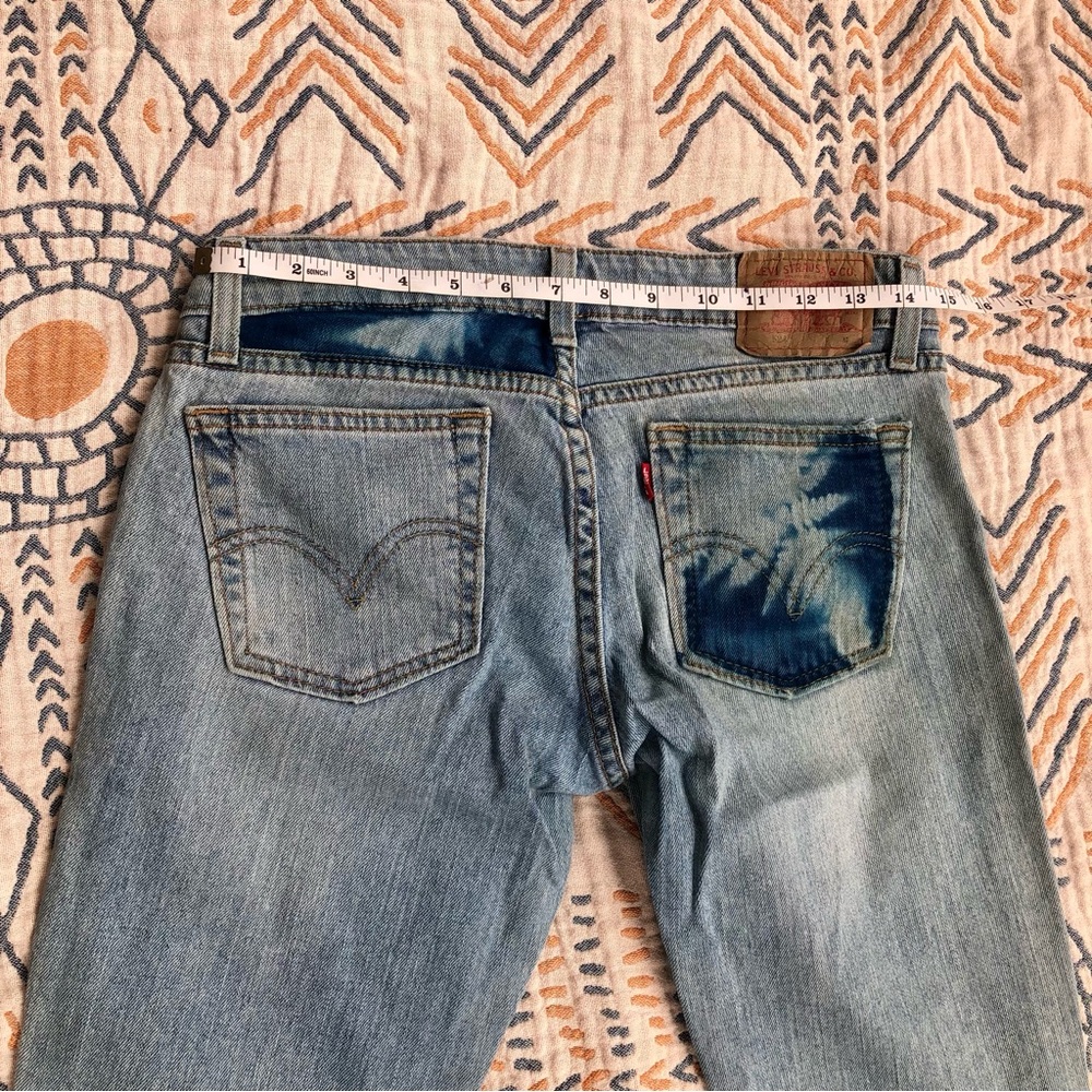 Hand Dyed Fern Design Levi’s 🌿